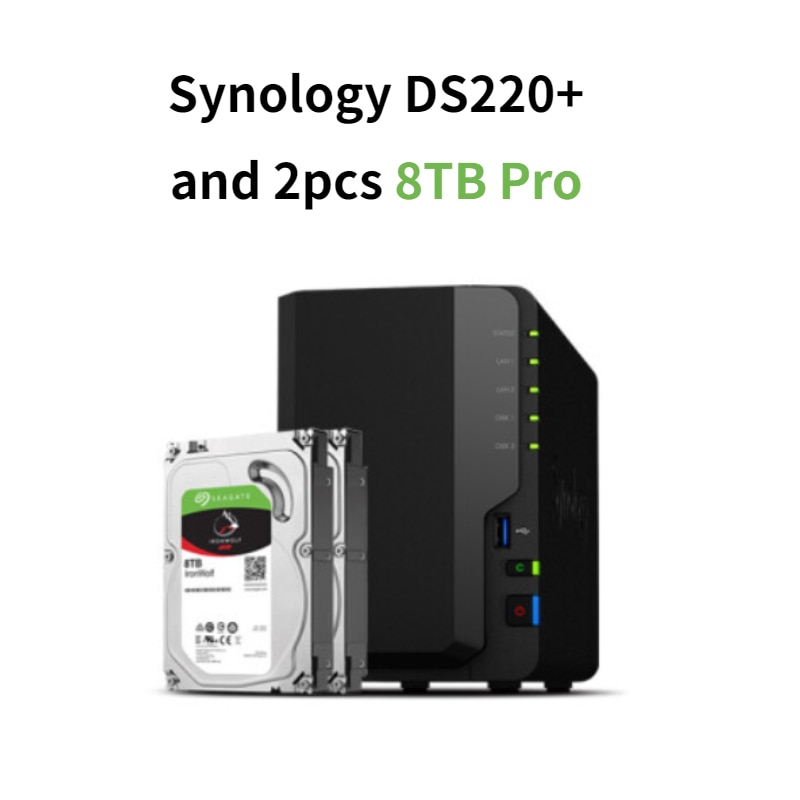 Synology ũ Ŭ 丮, DS220 + NAS 2  ũ ̼, 2GB DDR4 RAM